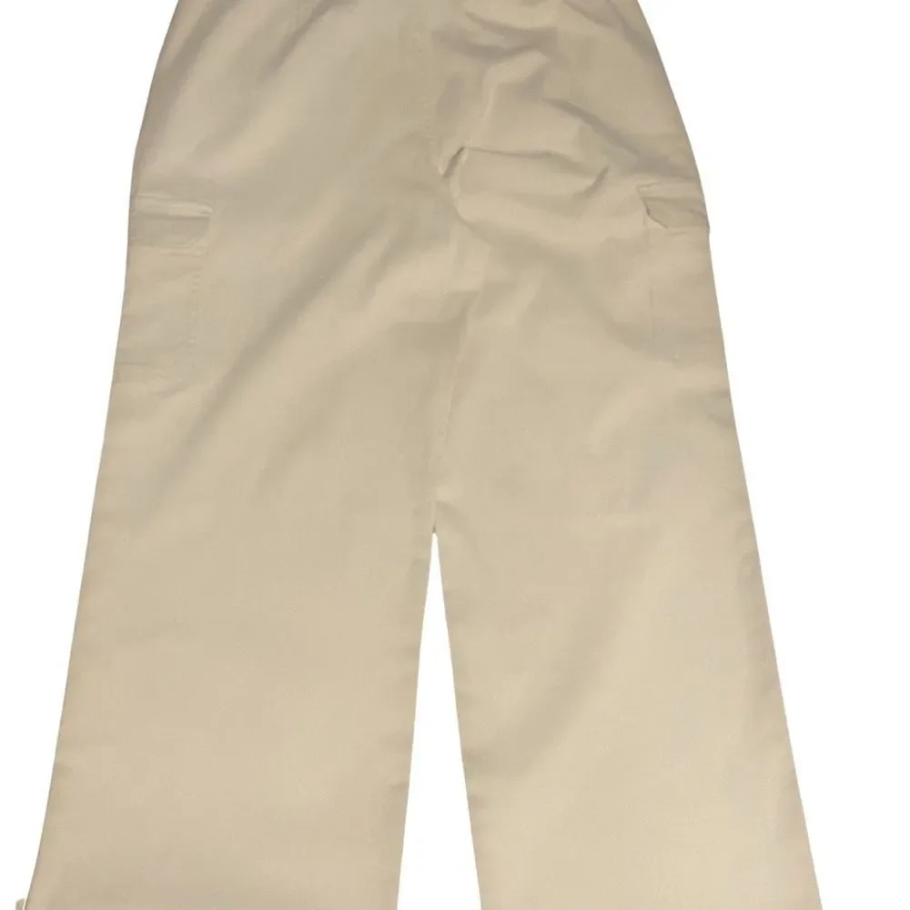Marc New York Jeans Wide Leg Cargo Jeans Size:16 Color: Ivory